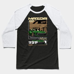 Miata MX-5 JDM Car Baseball T-Shirt